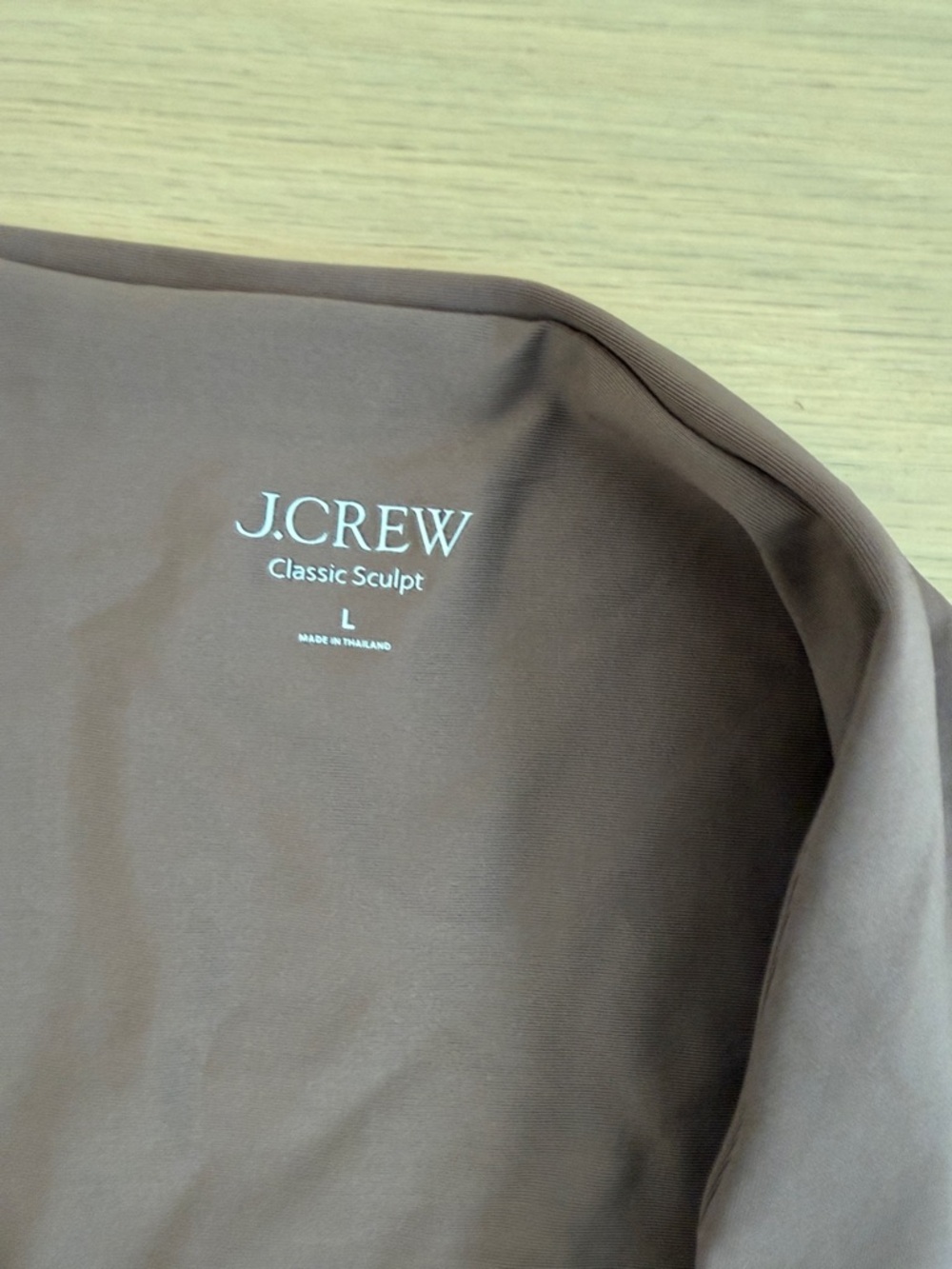 J.Crew Hallie High Rise Bikini Bottom in Smoky Willow Wood, L, NWT - Picture 4 of 5
